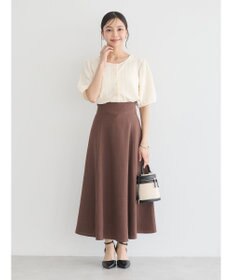 earth music&ecology 前後２ｗａｙパフスリーブカーディガン