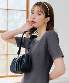 Tiaclasse パールストーンカチューシャ