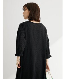 Green Parks Ｉ　胸元レース７分袖ワンピース