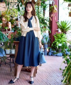 Tiaclasse 【洗える】2WAYパール釦カーディガン