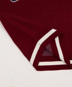 WEGO VネックグラフィックニットBIGプルオーバー