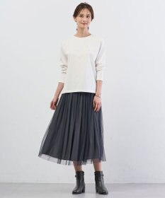 J.PRESS LADIES 【2way】リバーシブル チュール スカート