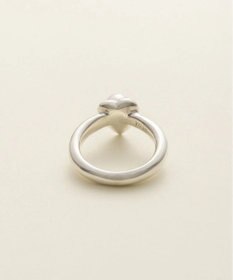 yoaa シルバー925 ハートピンクアコヤパールリング