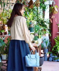 Tiaclasse 【洗える】2WAYパール釦カーディガン