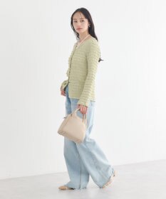 earth music&ecology 【予約】シャーリングカットカーディガン