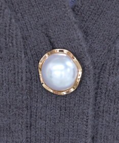 Tiaclasse 【洗える】袖先フリルミドル丈カーディガン