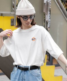 WEGO 【ユニセックス着用ITEM/綿100%/SMLサイズ展開】リラックスフィットワンポイントT（S）