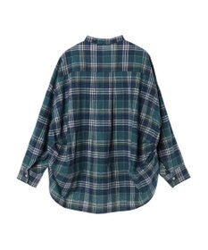 CRAFT STANDARD BOUTIQUE チェックバンドカラーサークルブラウス