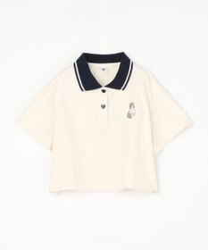 ANY KIDS 【洗濯機可能/吸汗速乾】ドライタッチ ショート丈ポロシャツ