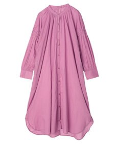 earth music&ecology コットンボイルギャザーワンピース