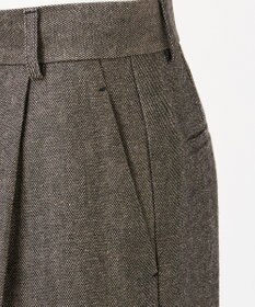 23区 【GOLD LABEL】ウールリネンツイル ワイドパンツ