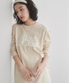 WEGO 【ANGIE VINTAGE】フロッキーロゴプリントロンT