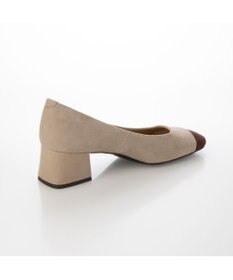 MODE ET JACOMO 異素材コンビスクエアトゥパンプス