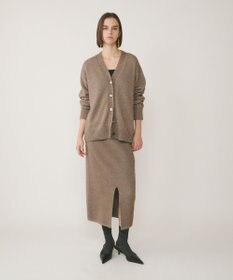 GRACE CONTINENTAL フィルムヤーンニットカーディガン