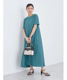 earth music&ecology プレーティング天竺Ａラインワンピース