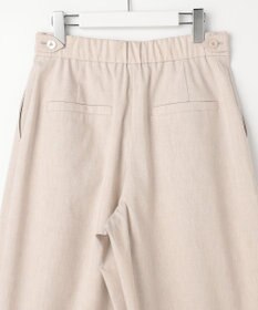 自由区 【SHIHOさん着用・セットアップ対応】リネンストレッチワイド パンツ
