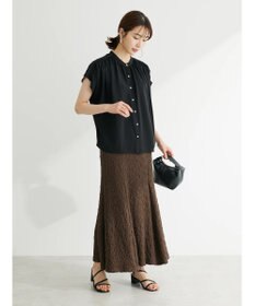 Green Parks ・ＥＬＥＮＣＡＲＥ　ＤＵＥ　イロイロ釦ドルマンブラウス