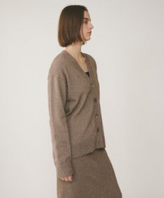 GRACE CONTINENTAL フィルムヤーンニットカーディガン