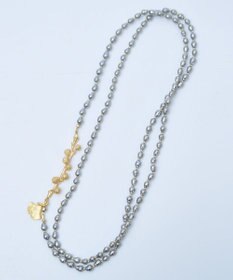 monshiro 【バロックパール/2WAY】イチョウロング ネックレス