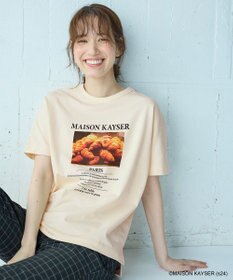 ANY 【MAISON KAYSERコラボ】フォトプリント半袖Tシャツ