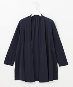 自由区 【保湿性/吸湿性/吸水速乾/接触冷感/UVケア】ハンディカーディガン ロング