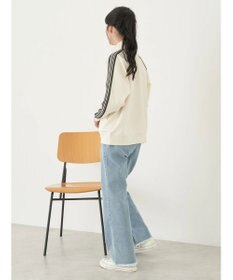 earth music&ecology スポーティー袖ラインブルゾン