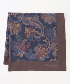 JOSEPH ABBOUD 【イタリア製】ダブルフェイスペイズリー　ストール