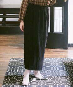 earth music&ecology シャイニーベロアスカート