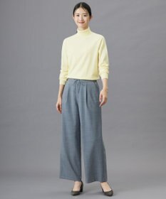 J.PRESS LADIES 【洗える】サイロウォッシャブル2wayストライプ ワイド パンツ