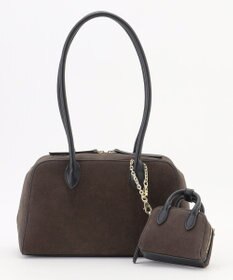 自由区 【SHIHOさん着用】スエードライクボストン バッグ