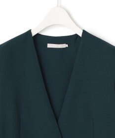 ICB 【洗える】 ウールマットウース ノーカラージレ