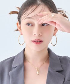 Phoebe 【金属アレルギー対応】ライトフープピアス　ゴールド/ステンレス/大振り