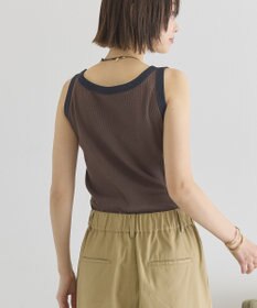 AMERICAN HOLIC バイカラーテレコタンクトップ