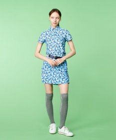 23区GOLF 【WOMEN】【吸水速乾・UVケア】ＳＡＫＵＲＡモチーフプリント 半袖シャツ