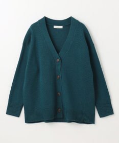 ANY 【洗濯機可】ラムウールVネック カーディガン