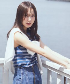 earth music&ecology リブタンクトップ