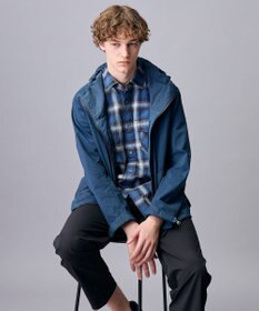 JOSEPH ABBOUD MOUNTAIN 【ナチュラルカラー/ストレッチ】ナイロンコンビガーメントダイパーカー