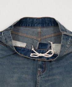 WEGO 【ユニセックス着用ITEM/SMLサイズ展開】スーパーバギーデニムショーツ