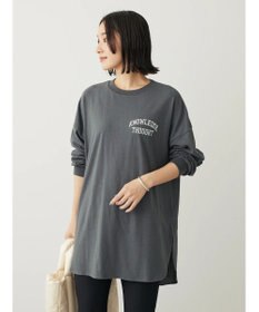 Green Parks ワンポイントカレッジロゴ裾ラウンドチュニック