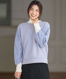 ANY L 【洗濯機可】チュールコンビダンボールプルオーバー