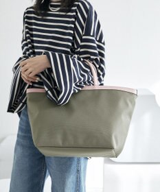 TOPKAPI 【Breath TOPKAPI】NORM ノーム リサイクル ポリエステル シュリンクレザー コンビ A4 トート バッグ