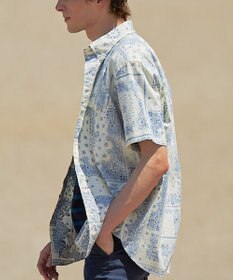 J.PRESS MEN ペイズリーバンダナプリント シャツ