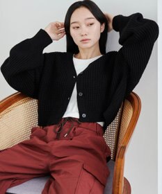 WEGO Vネックカラーカーディガン