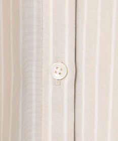 自由区 L エンブロイダリーブロードバンドカラー ブラウス