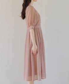 Tiaclasse 【新色追加】シフォンワンピース