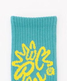 PW CIRCULUS 【虫よけ加工】【MEN】サークルロゴ ミドルソックス  ゴルフ