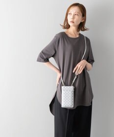 MIYABIYA La quoh with kirakaracho 南蛮七宝プリントレザー スマホポシェット