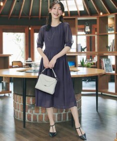 Tiaclasse 【新色追加】シフォンワンピース