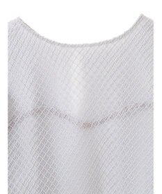 earth music&ecology 袖シアーレースプルオーバー