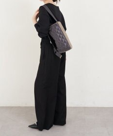 russet キルティングドラムミニショルダーバッグ(SF-267)